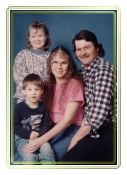 Jerry, Debbie, Shannon and Andrew, 1991